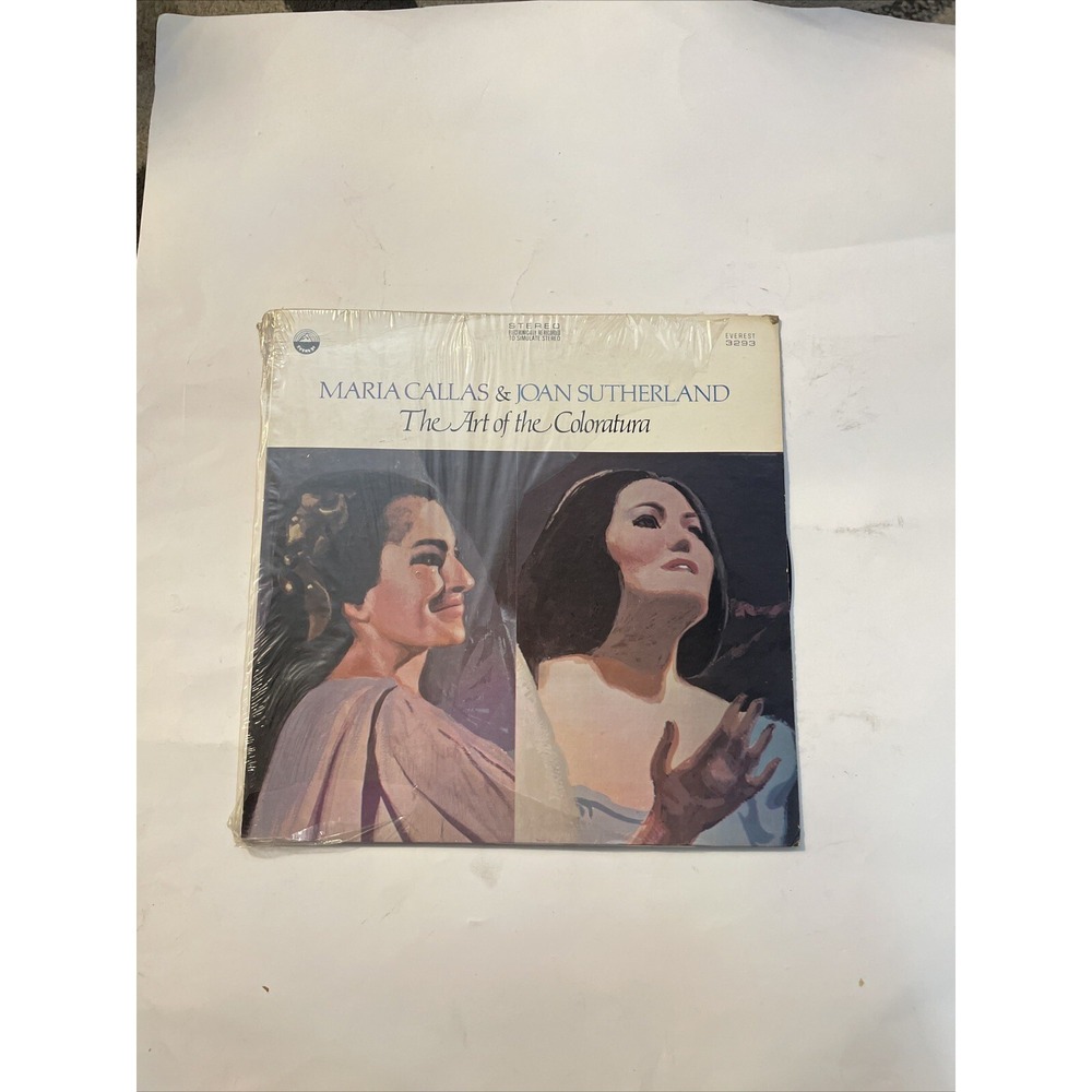 Everest The Art of the Coloratura Maria Callas Joan Sutherland LP 3293 Opera